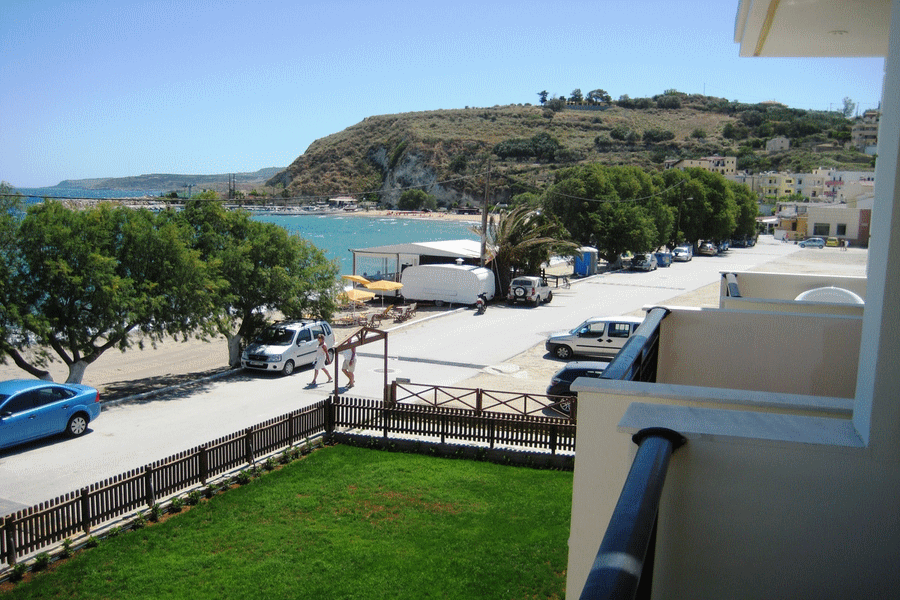 Photos from the balcony of the rooms